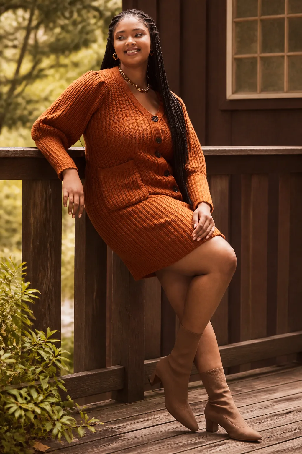 Chic Sweater Dress Styling for Crisp Fall Days