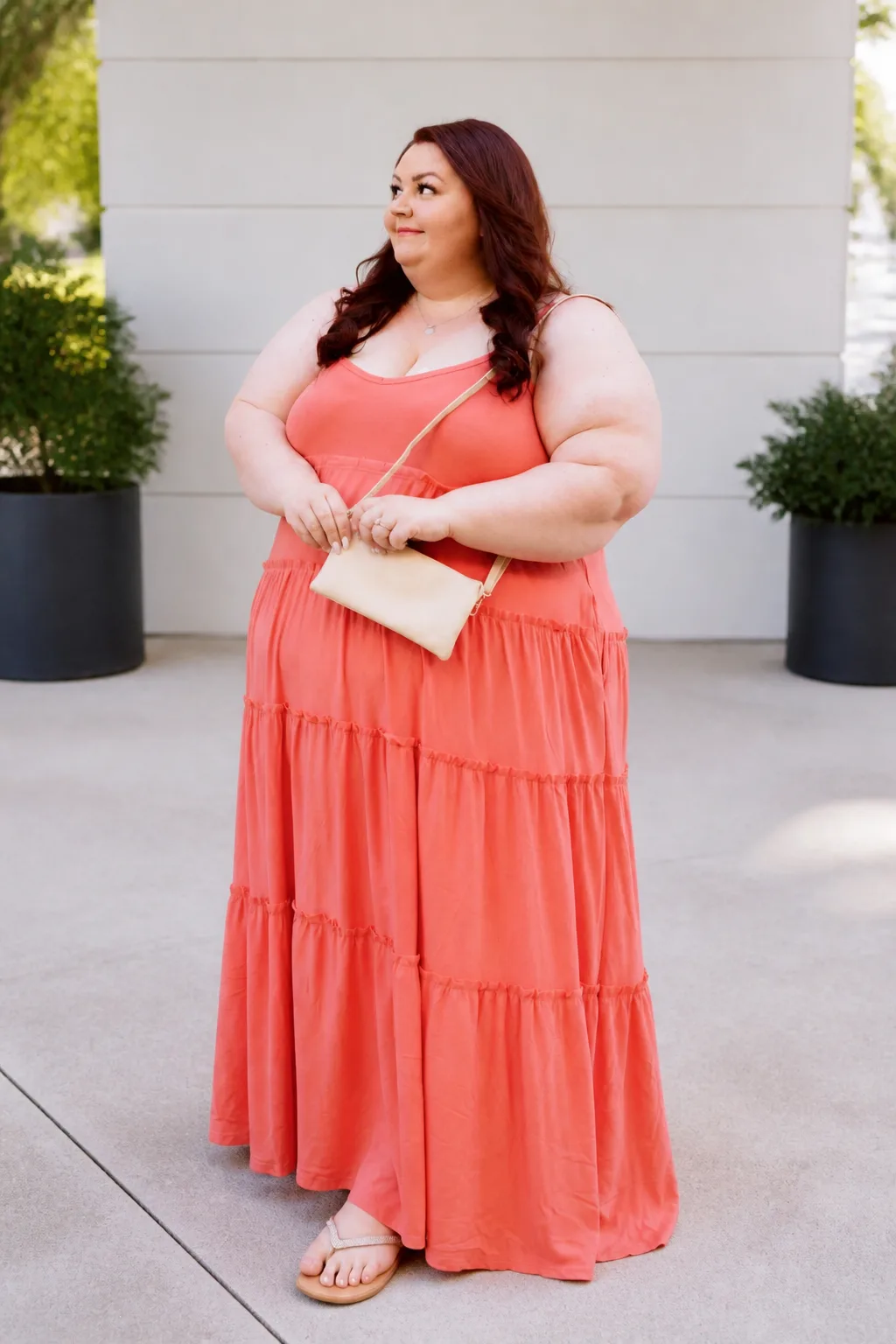 Chic Tiered Maxi Dress for Summer Days