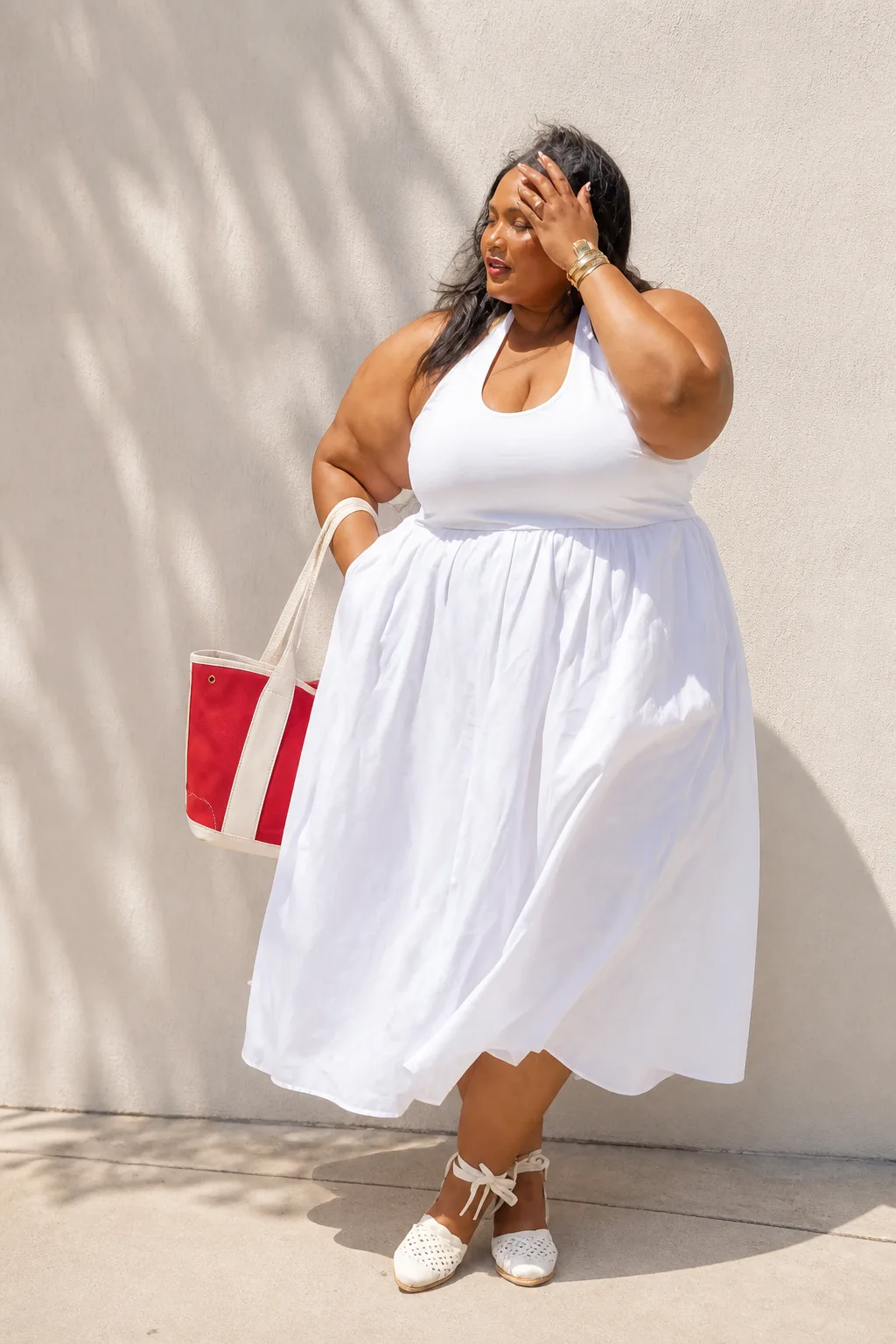 Chic White Summer Sundress Outfit Ideas
