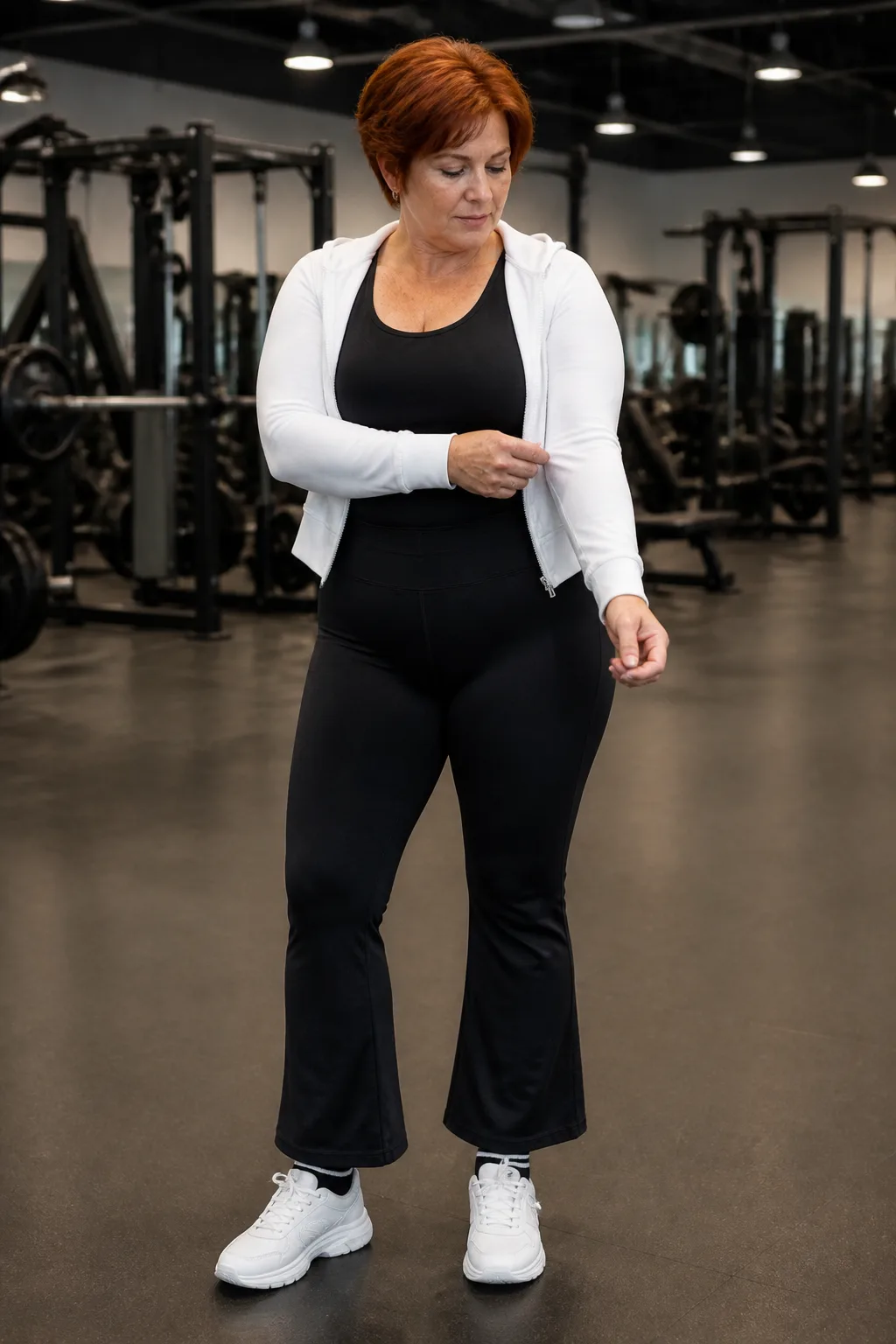 Classic Black Flare Leggings Gym Look