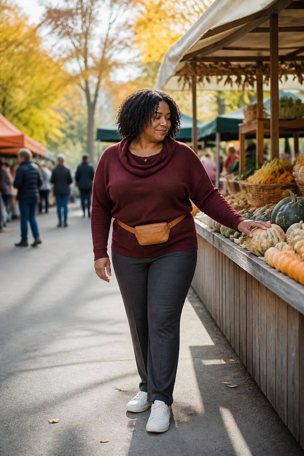 Classic Fall Casual for Curvy Figures