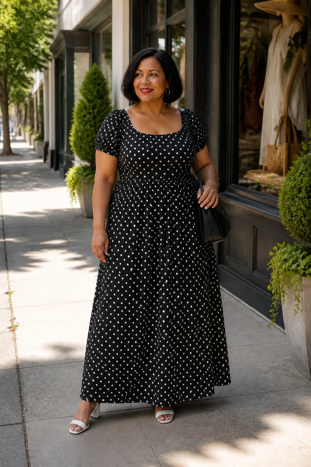 Classic Polka Dot Maxi for Effortless Style