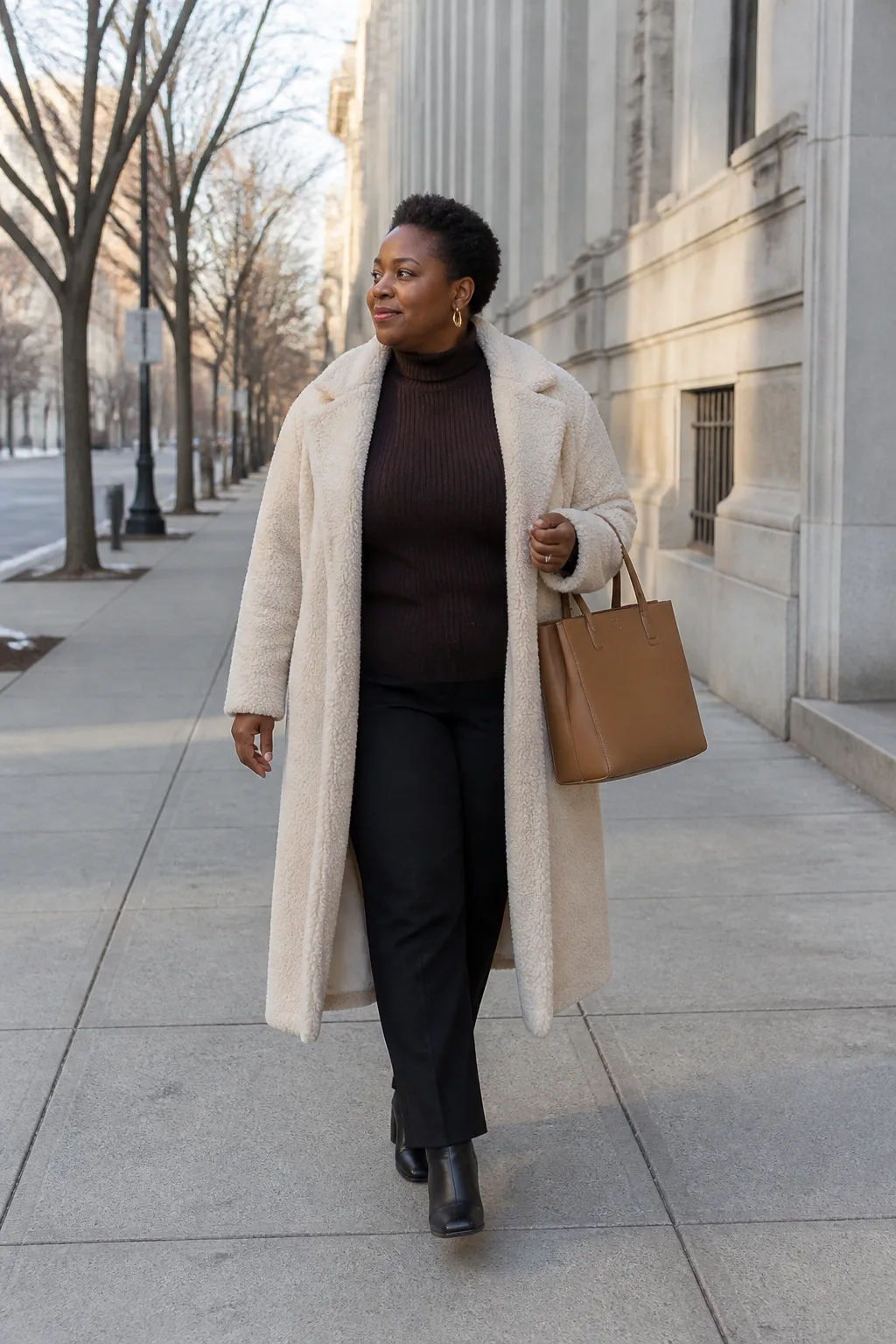 Classic Teddy Coat Street Style