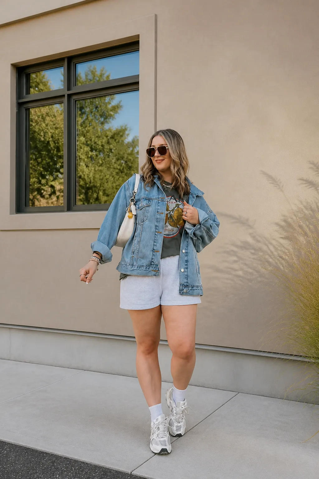 Cool Denim Jacket Street Style Outfit