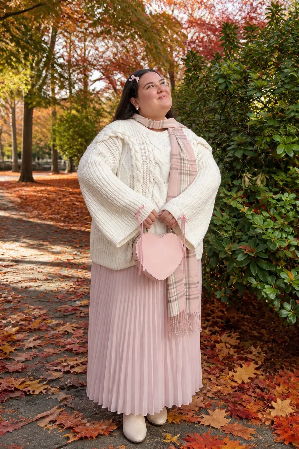 Cozy Chic in Cream and Blush