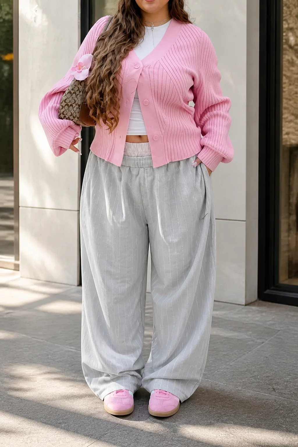 Cozy Chic in Pink and Grey