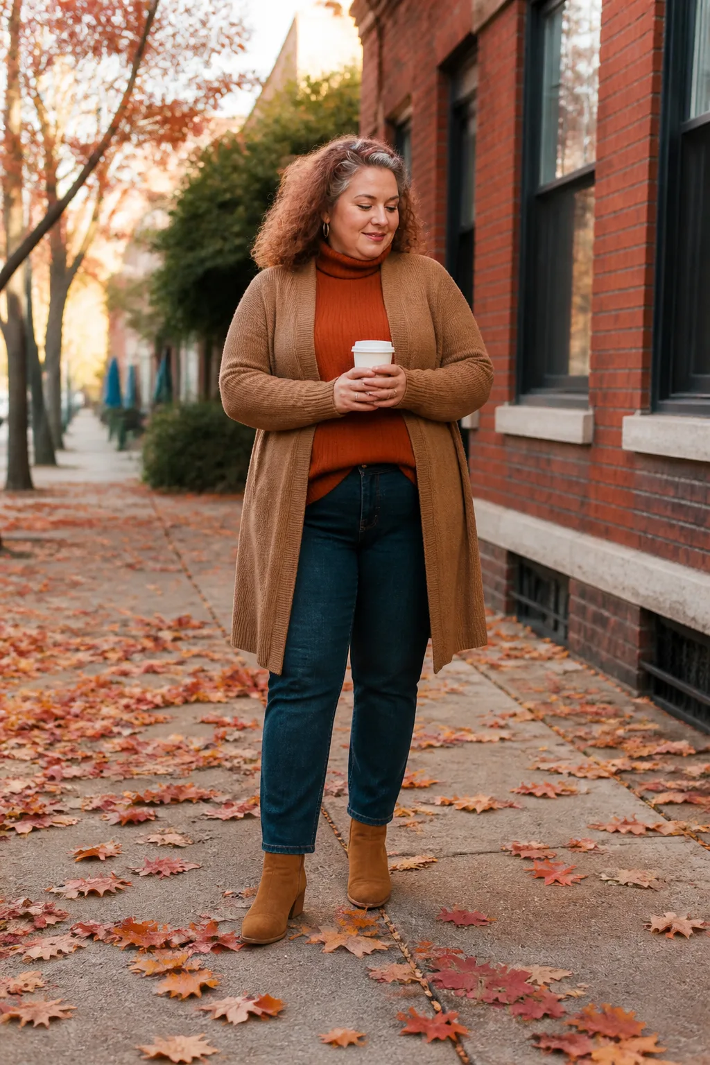 Cozy Fall Layers with Jeans