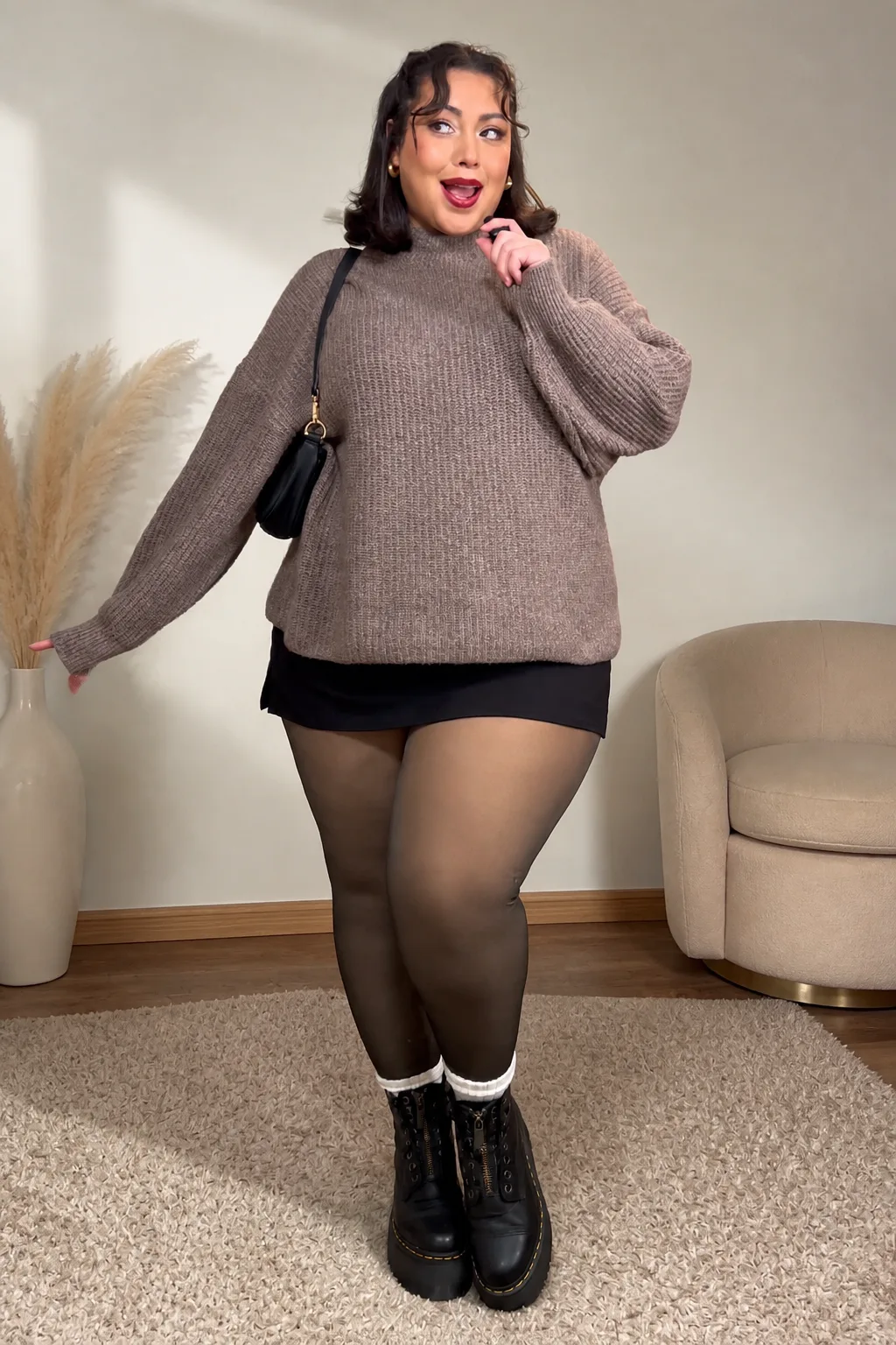 Cozy Neutral Winter Layers