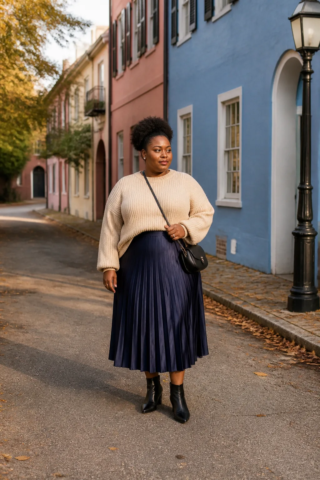 Cozy Oversized Knit and Skirt