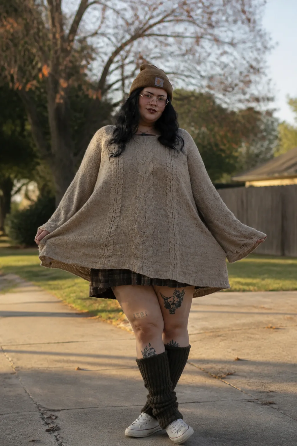 Cozy Oversized Sweater Dress Aesthetic