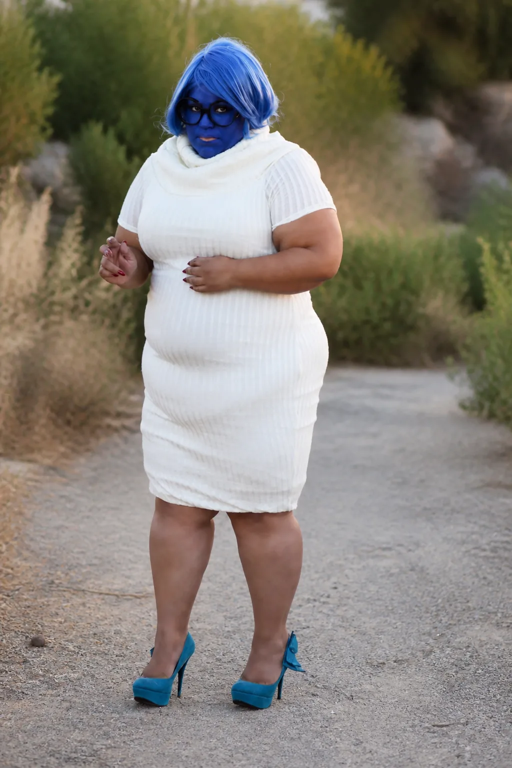 Creative Sadness Inspired Cosplay Look