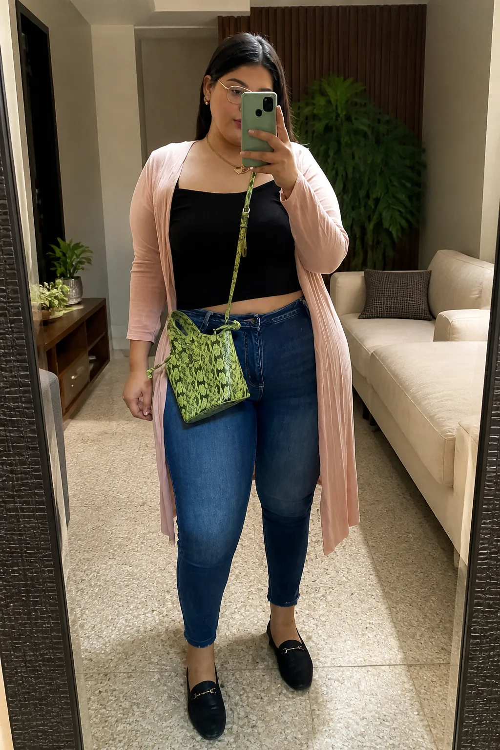 Crop Top and Crochet Bag Combo