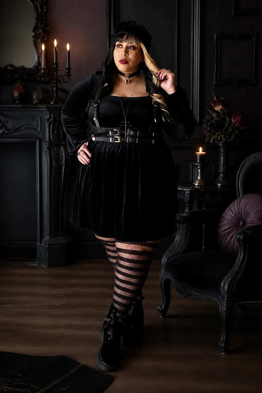 Dark Aesthetic Plus Size Style Inspiration