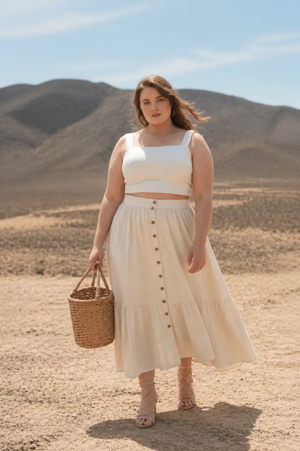 Desert Chic Two-Piece Ensemble