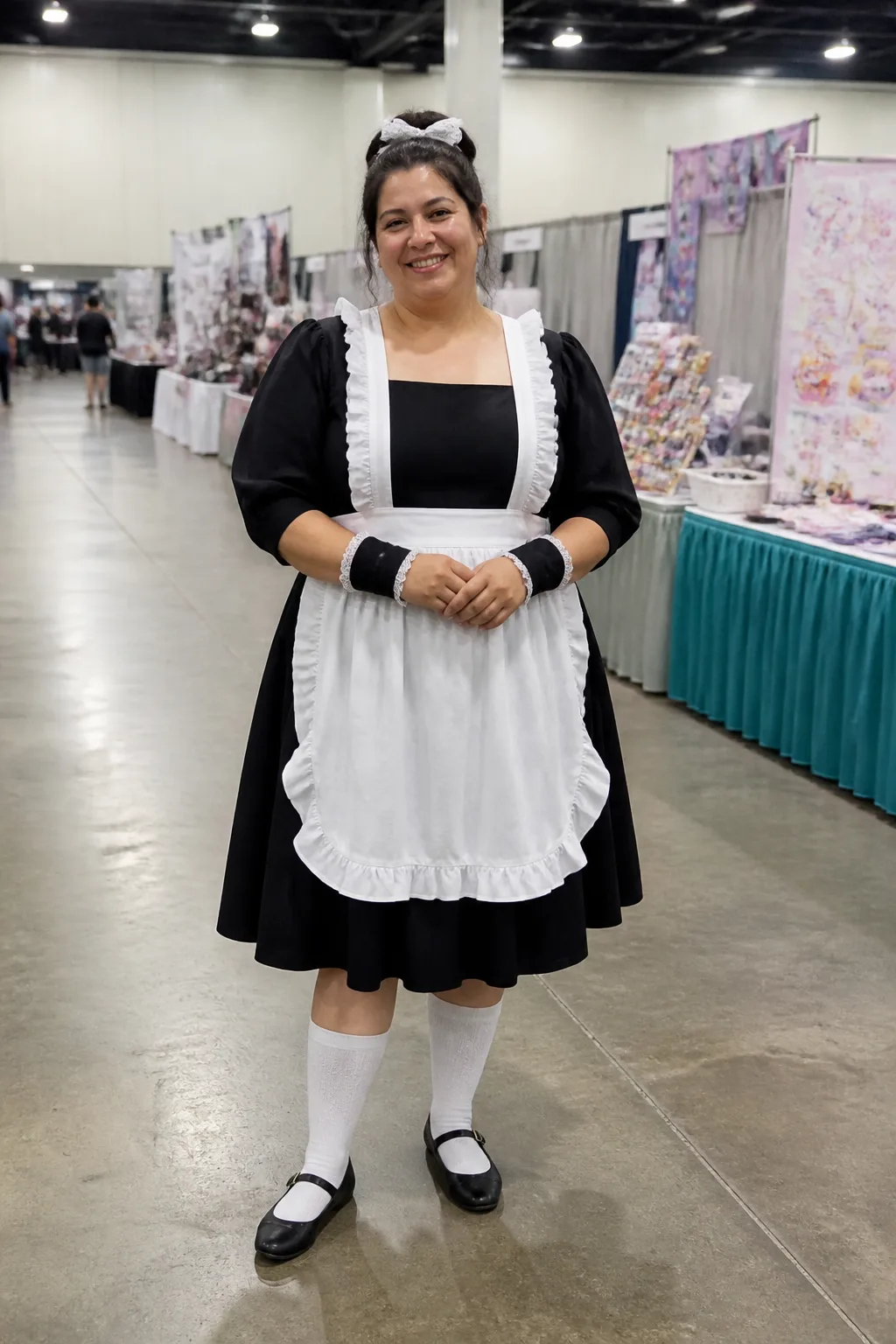 Detailed Kawaii Maid Cosplay