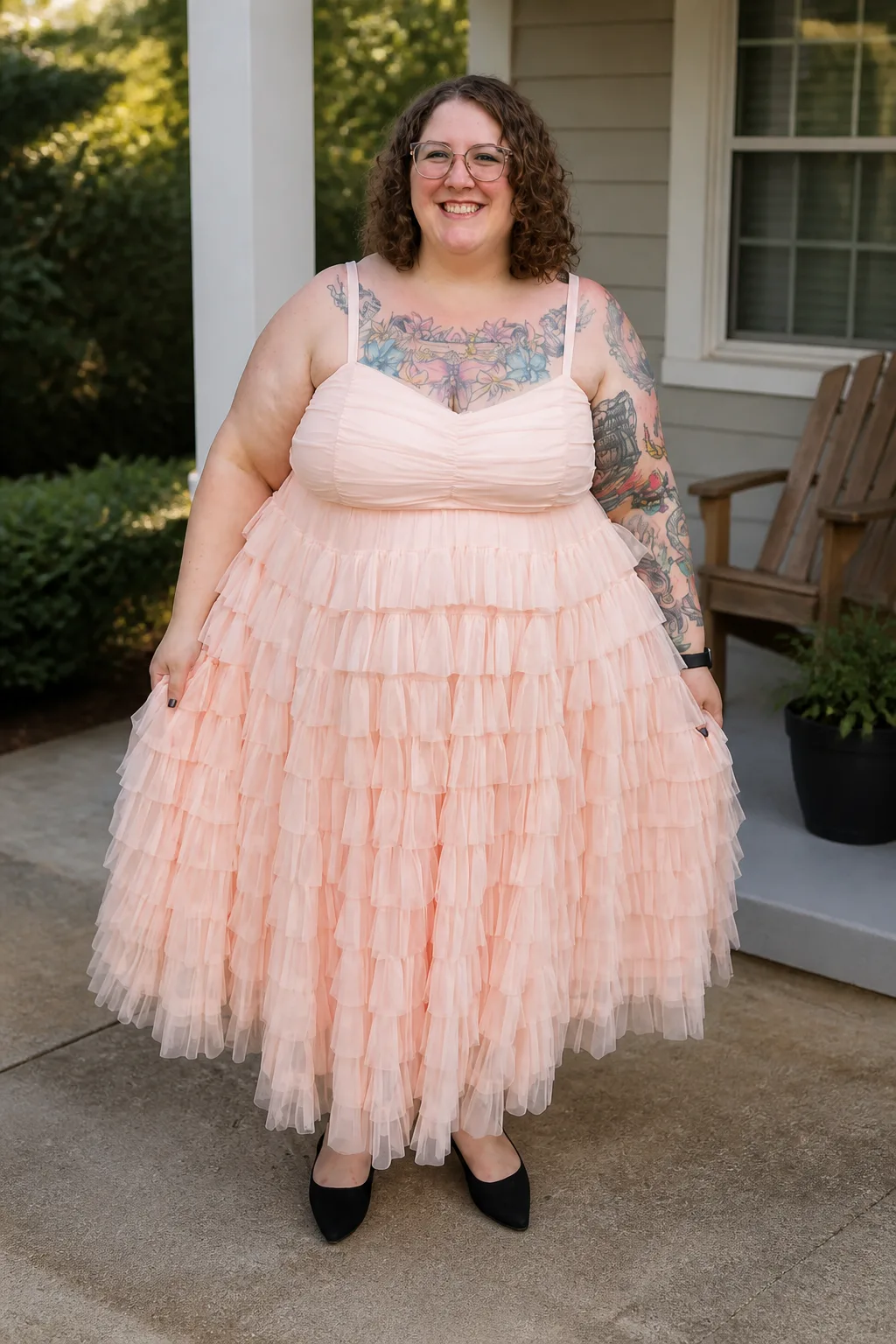 Dreamy Tulle Tiered Pastel Birthday Outfit