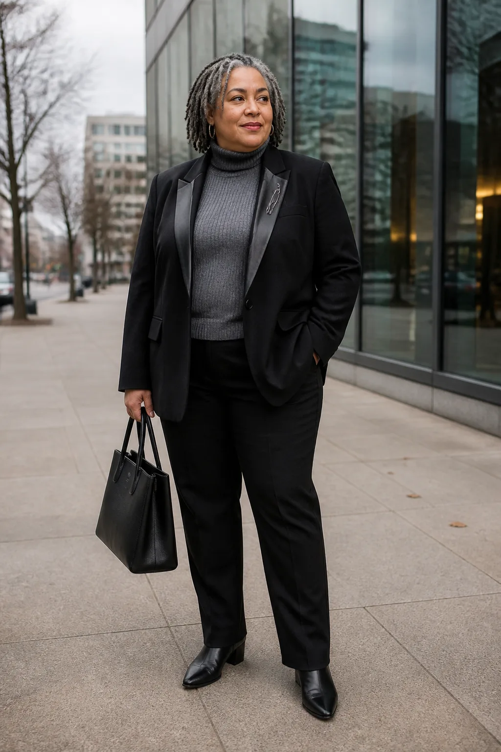 Edgy Plus Size Grunge Ensemble