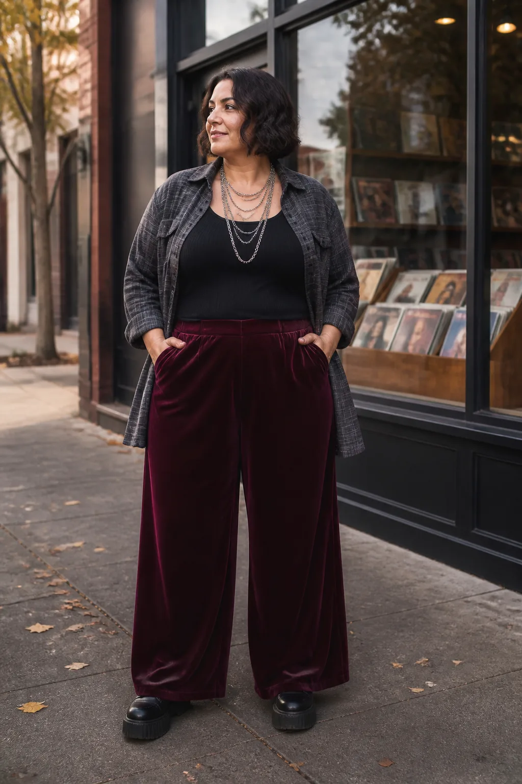 Edgy Plus-Size Grunge Outfit Inspiration
