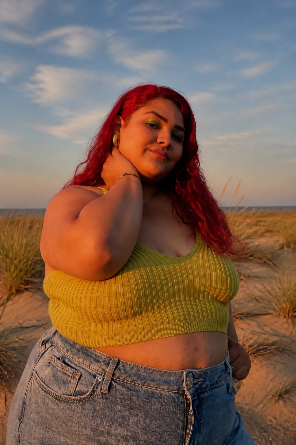 Effortless Beachy Crop Top Style