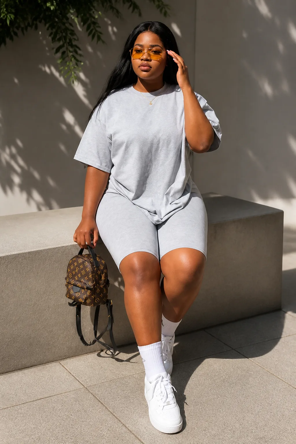 Effortless Biker Short Set for Summer