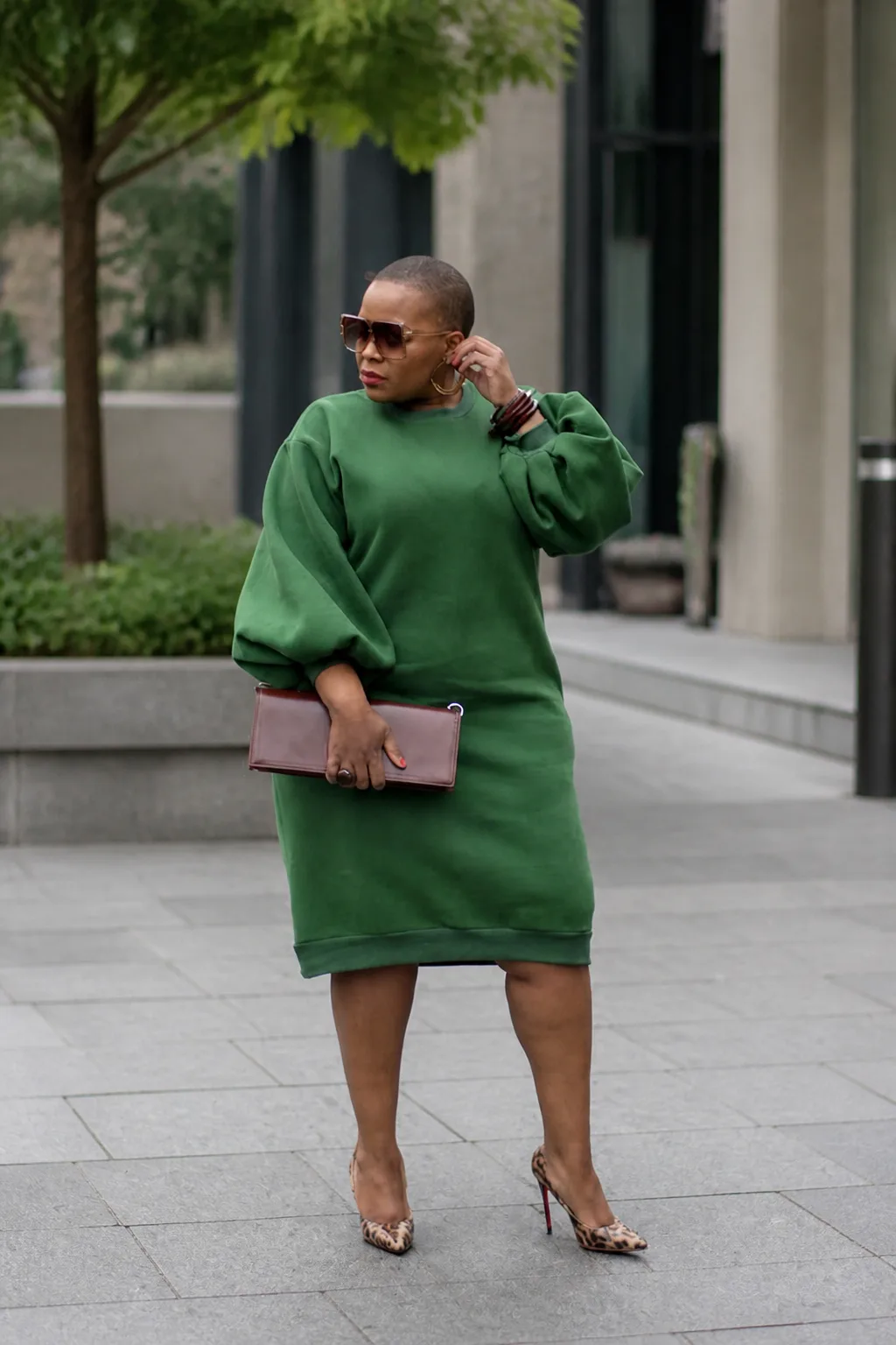 Effortless Sweatshirt Dress Styling