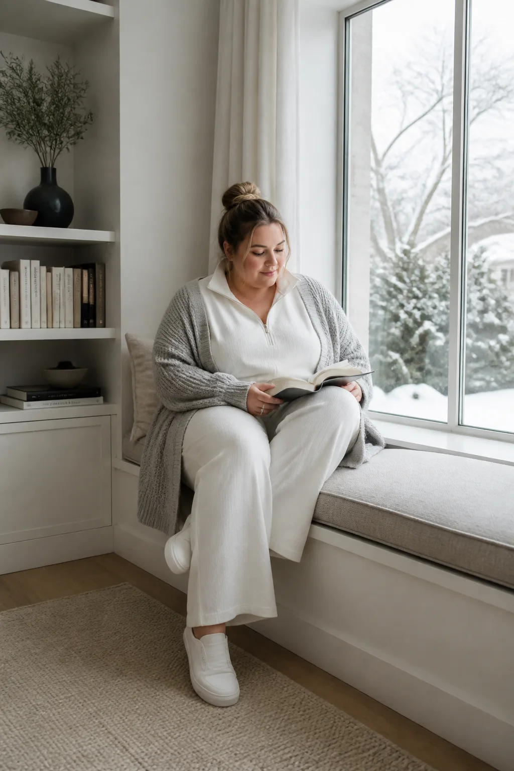 Effortless White Lounge Set