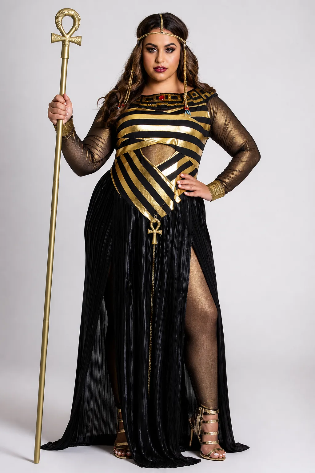 Elegant Plus Size Ancient Egyptian Queen Costume