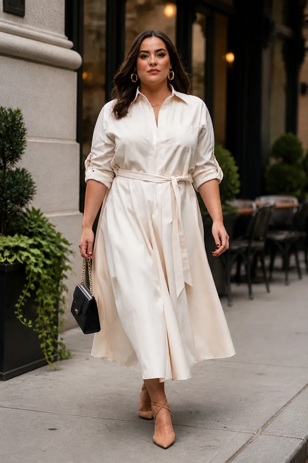 Elegant Shirt Dress Guide for Curvy Figures
