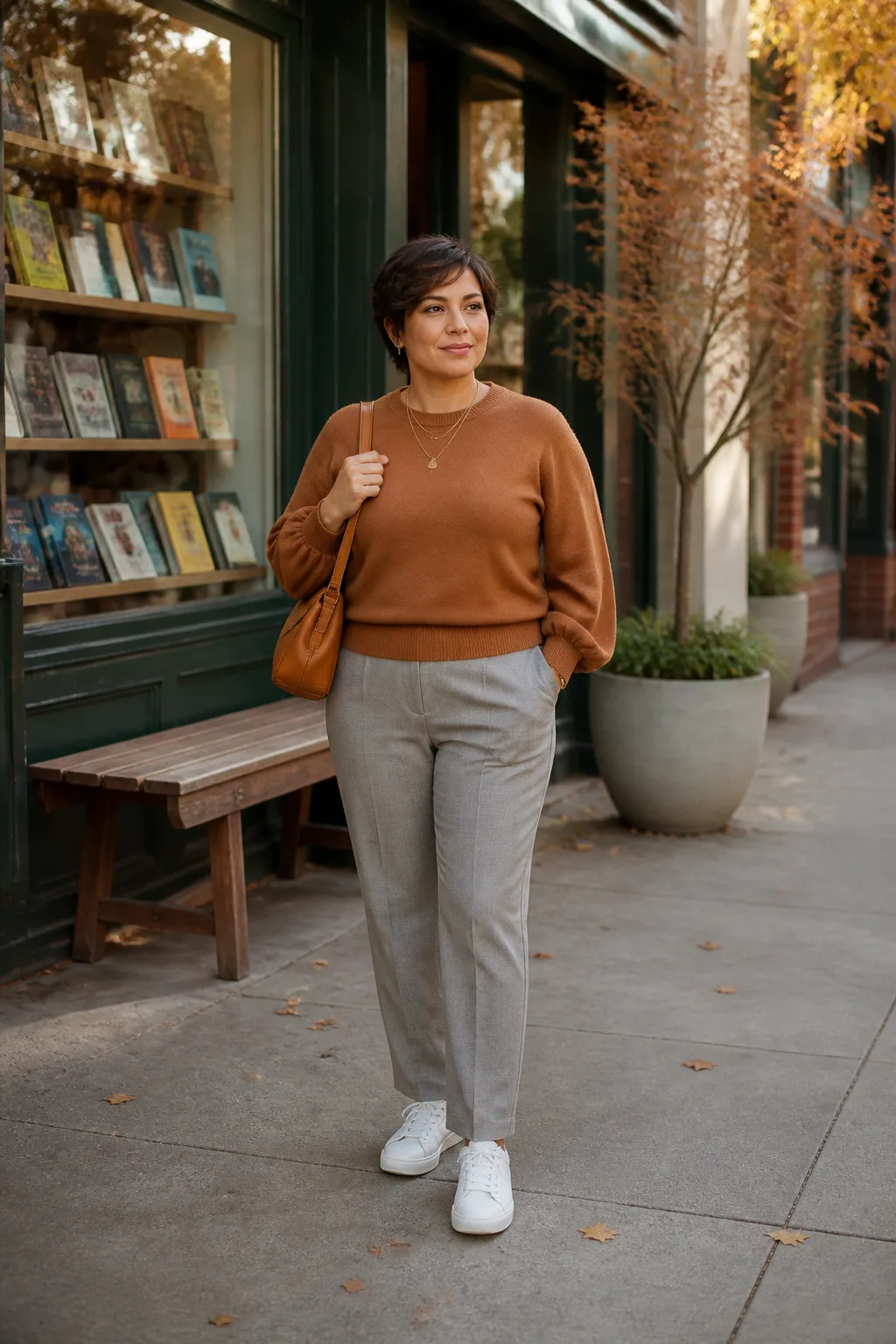 Elevated Casual Neutral Sweater Look