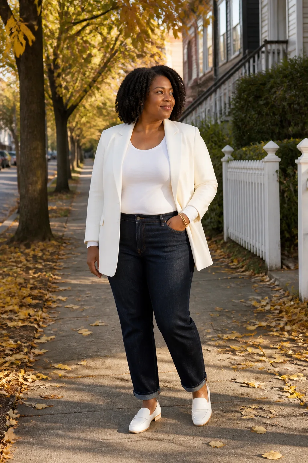 Elevated Minimalist Denim Style