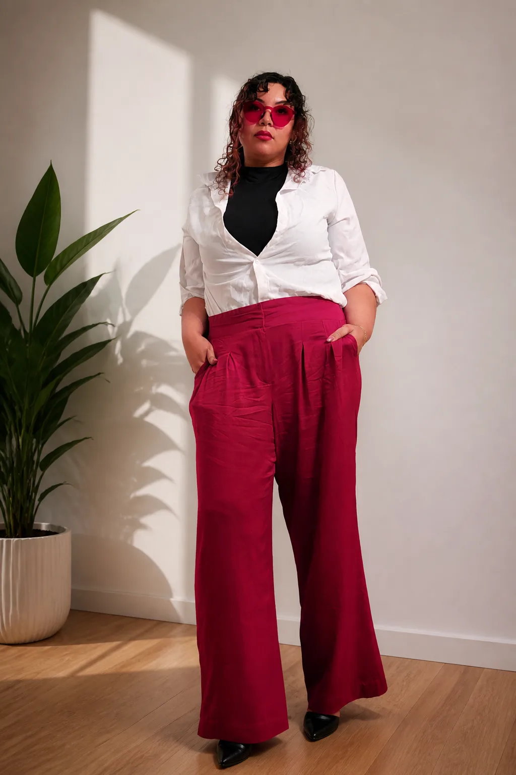 Elevated Wide-Leg Pants Outfit for Any Occasion