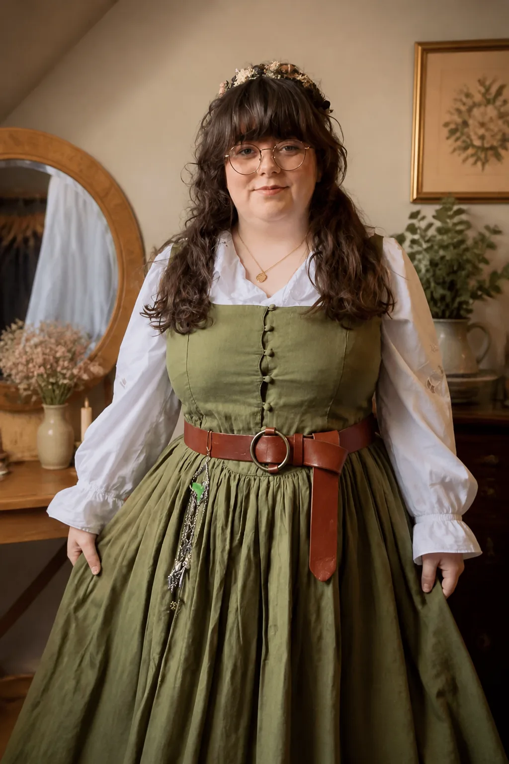 Enchanting Plus-Size Fantasy Costume Idea