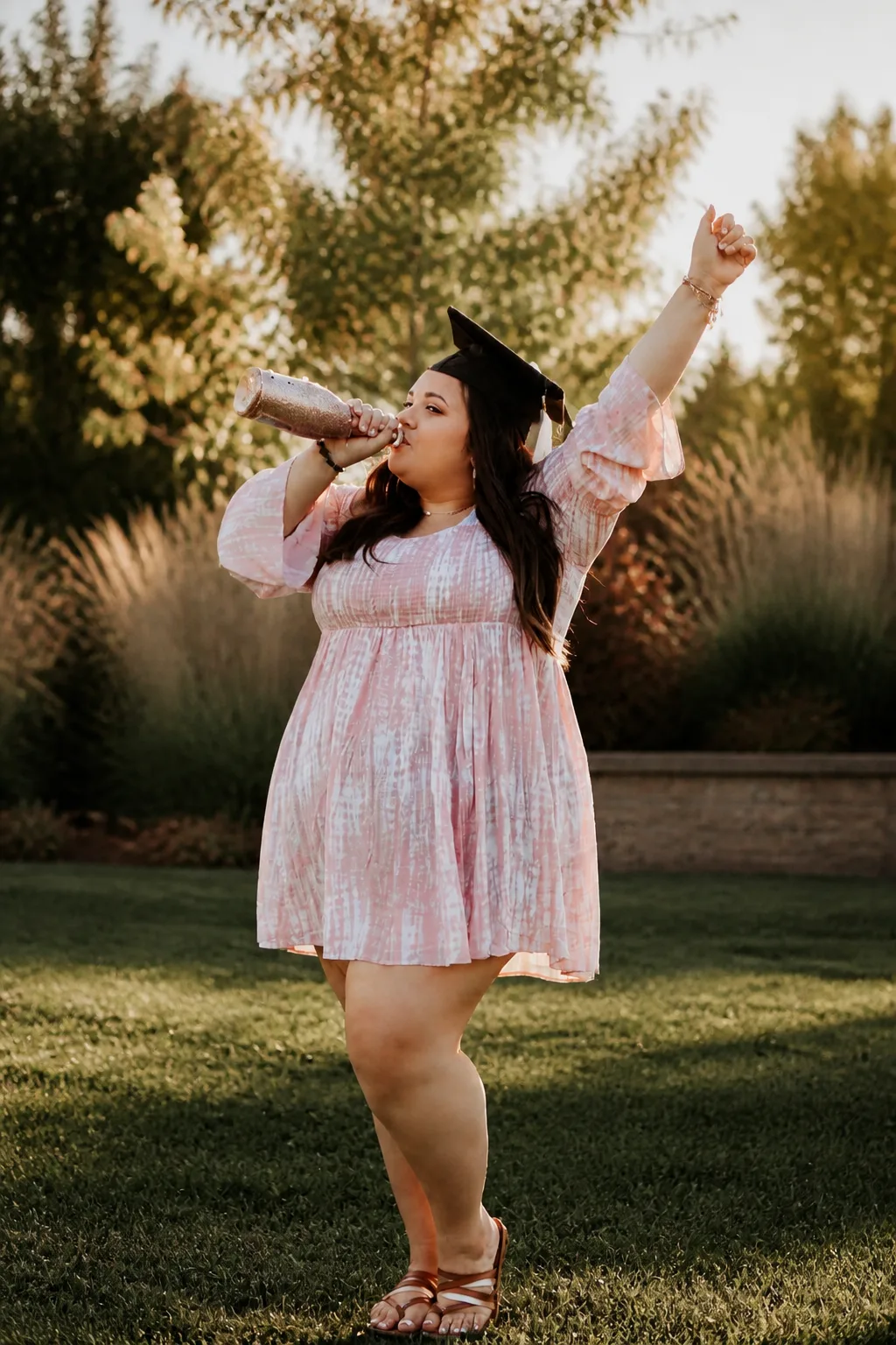 Ethereal Pink Dress for Joyful Celebrations