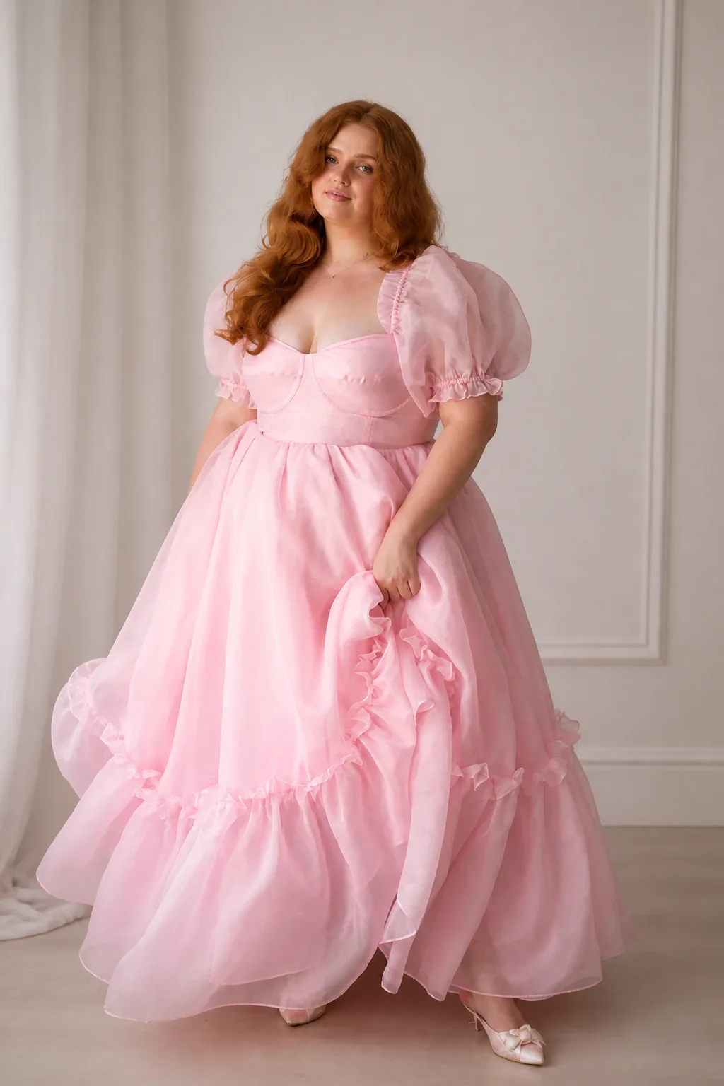 Ethereal Pink Princess Gown