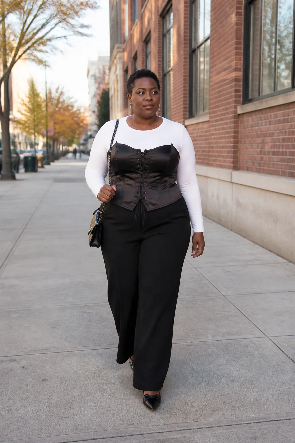 Flirty Corset-Style Look