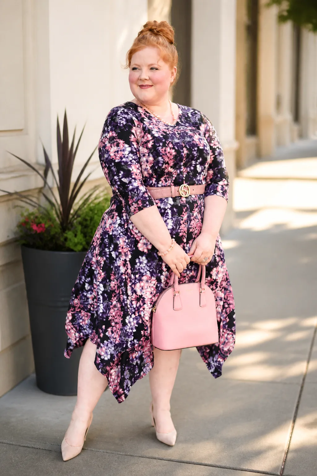 Floral Fantasy with Hanky Hem