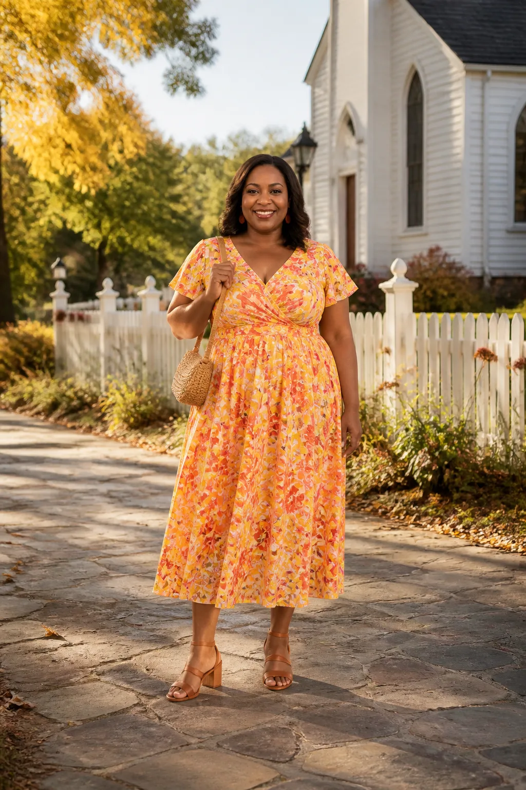 Flowery Sunday Best Midi