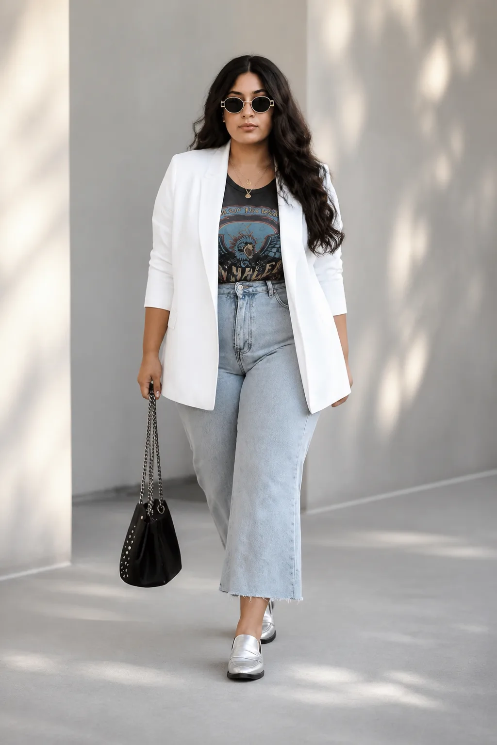 Layered Blazer Summer Look