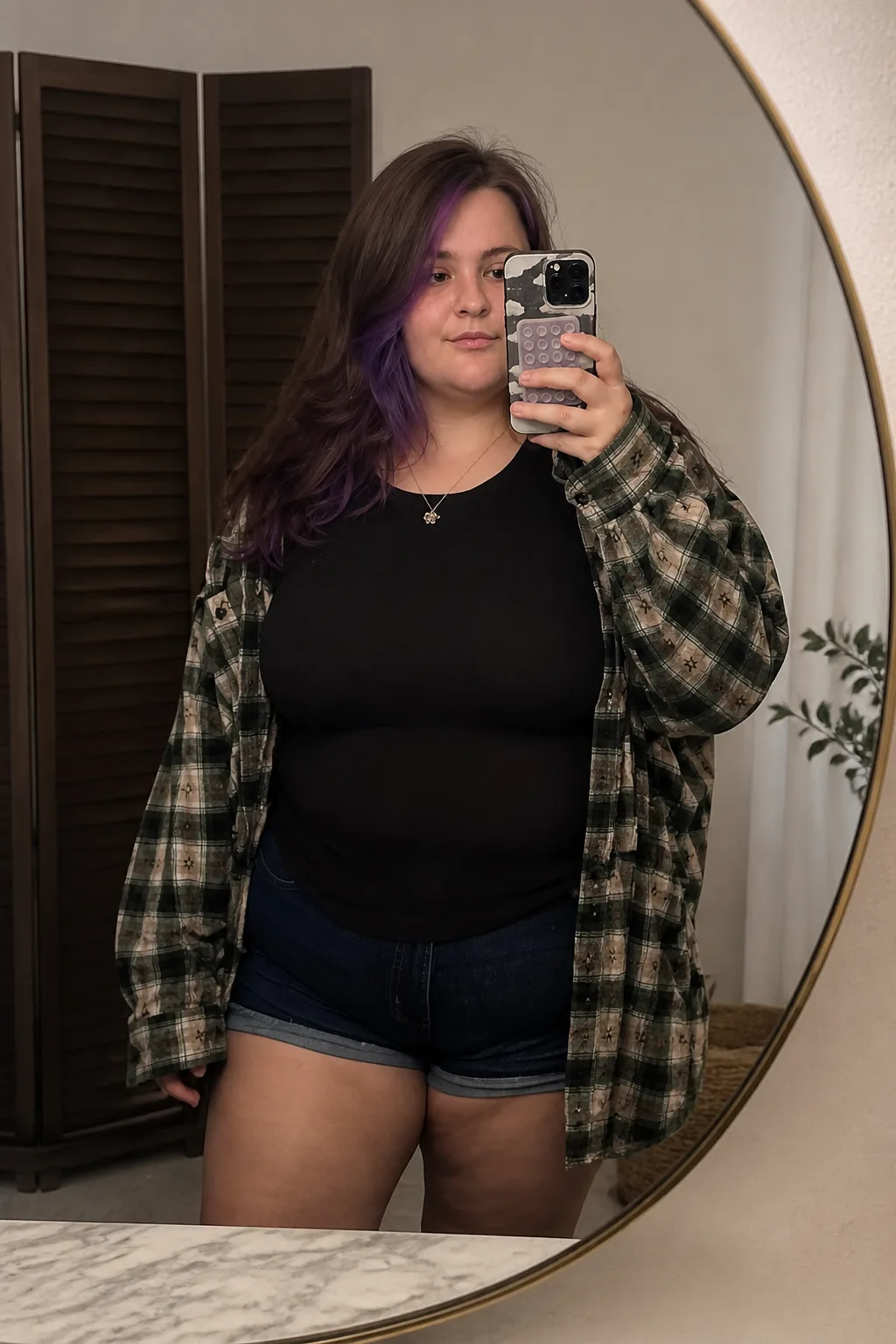 Layered Grunge Aesthetic for Plus Sizes
