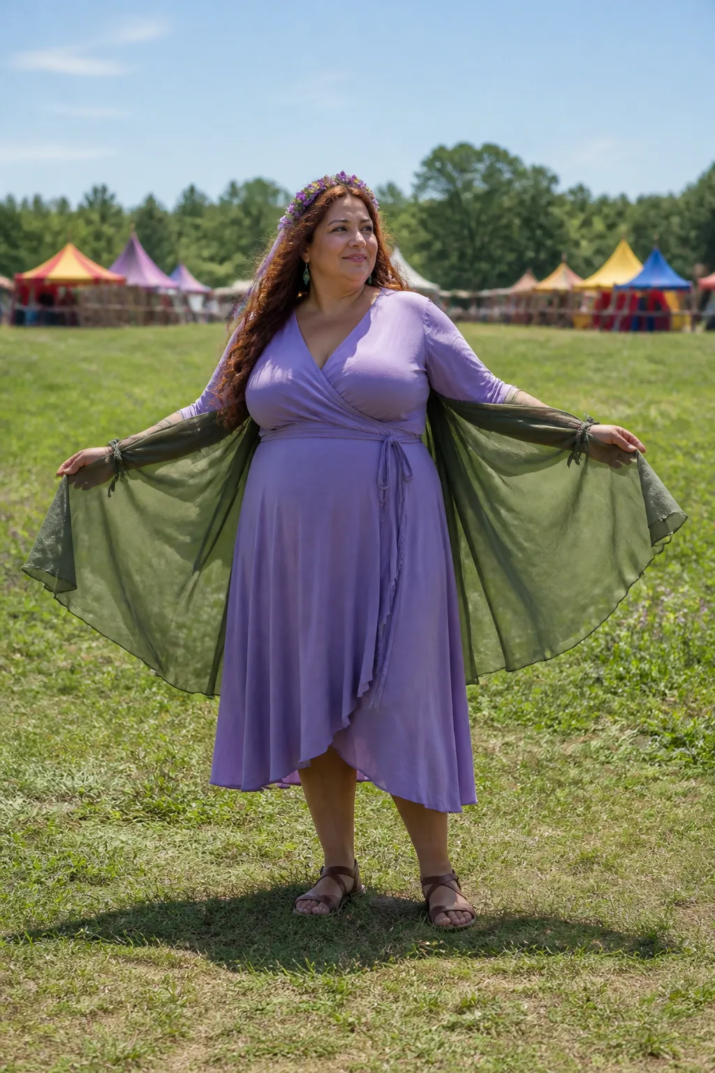 Magical Plus-Size Woodland Fairy Attire
