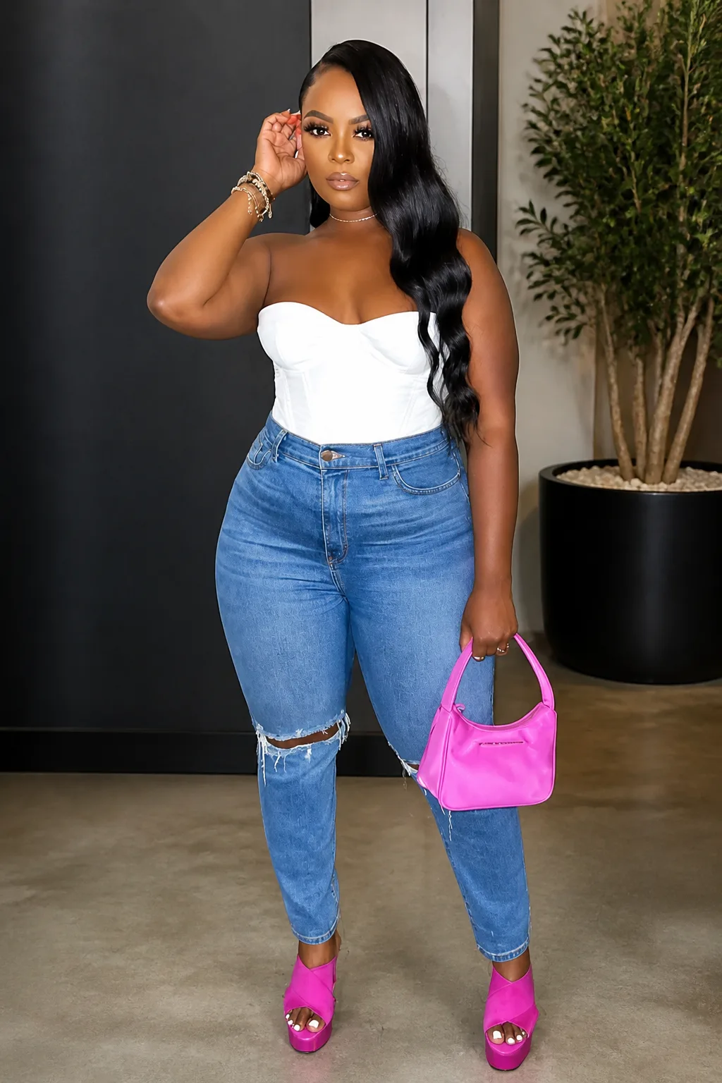 Modern Casual Club Night Chic