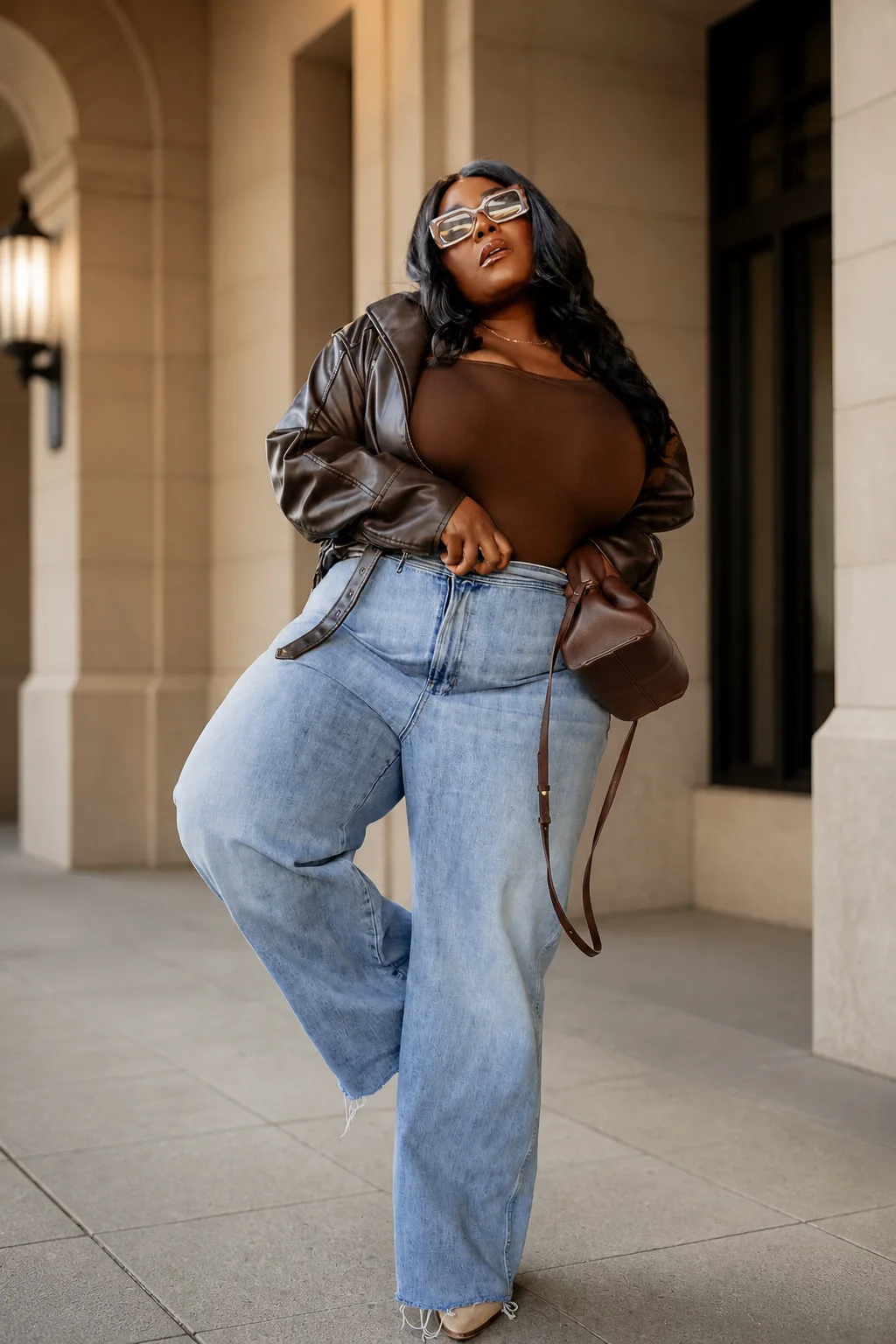 Modern city denim style