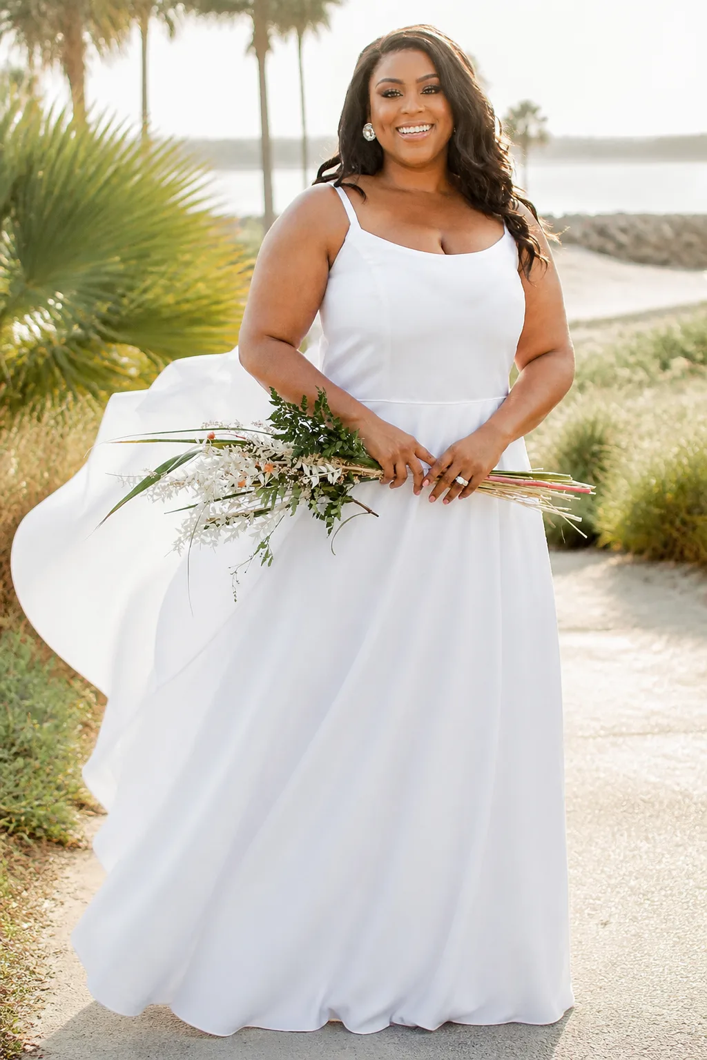 Modern Minimalist Bridal Gown