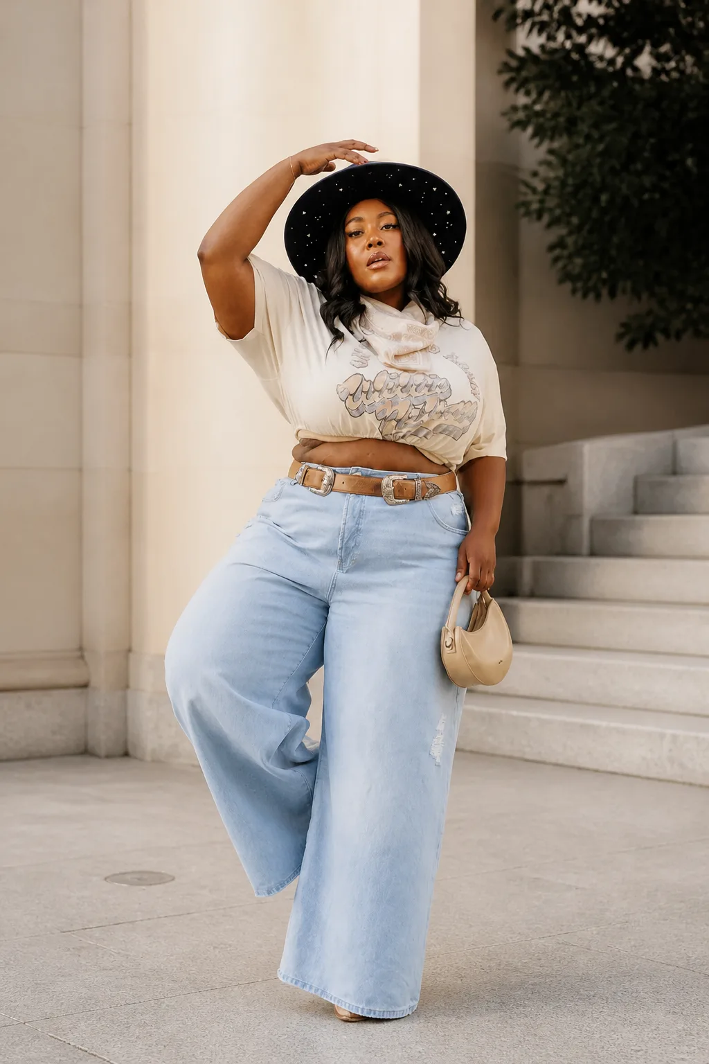 Modern western festival chic