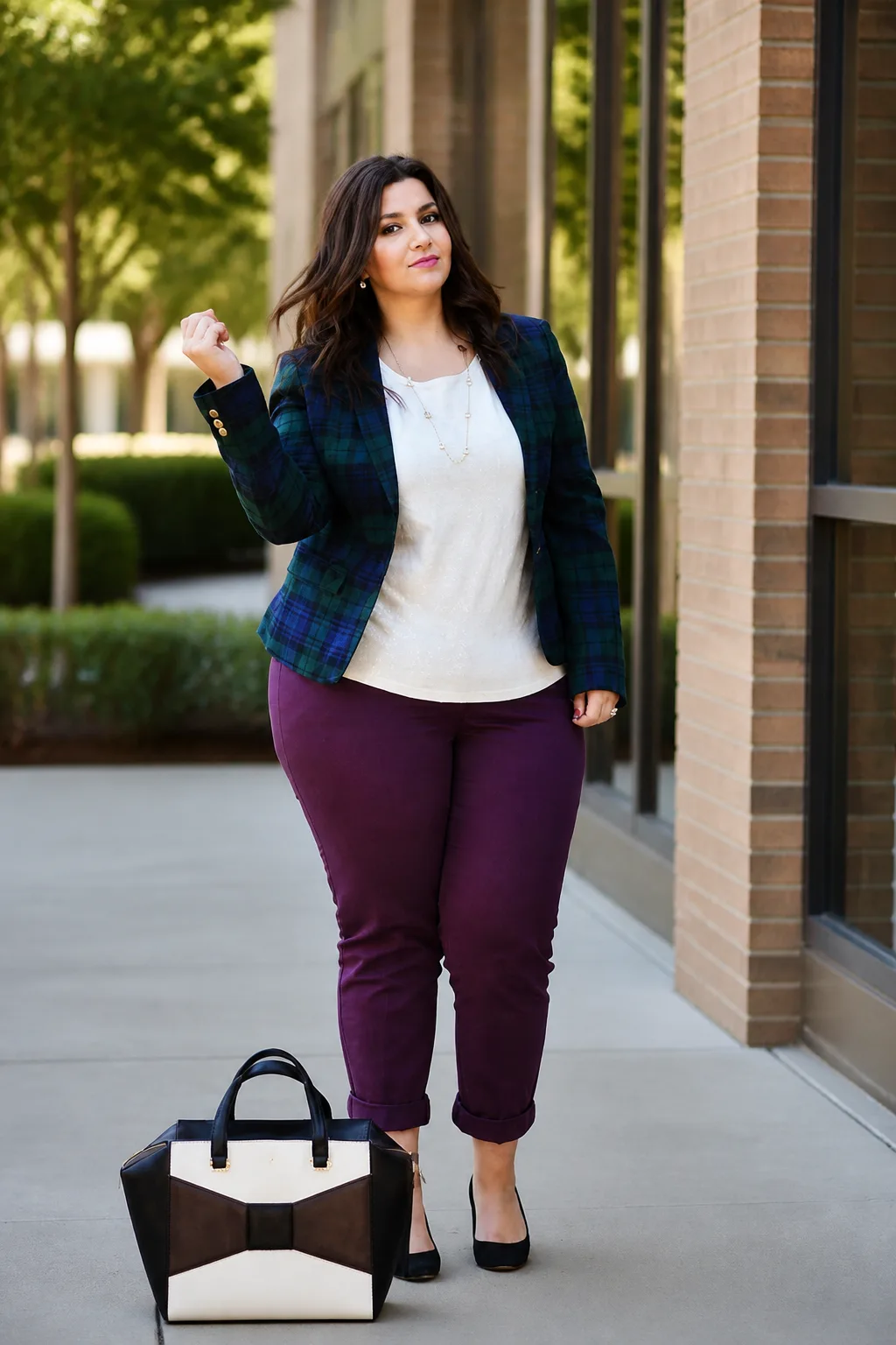 Polished Blazer and Trouser Look