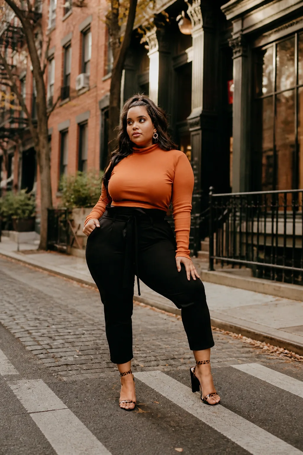 Polished Fall Turtleneck Outfit