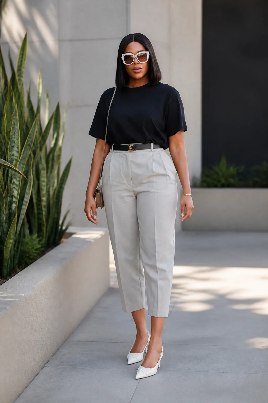 Polished Neutral Office Look