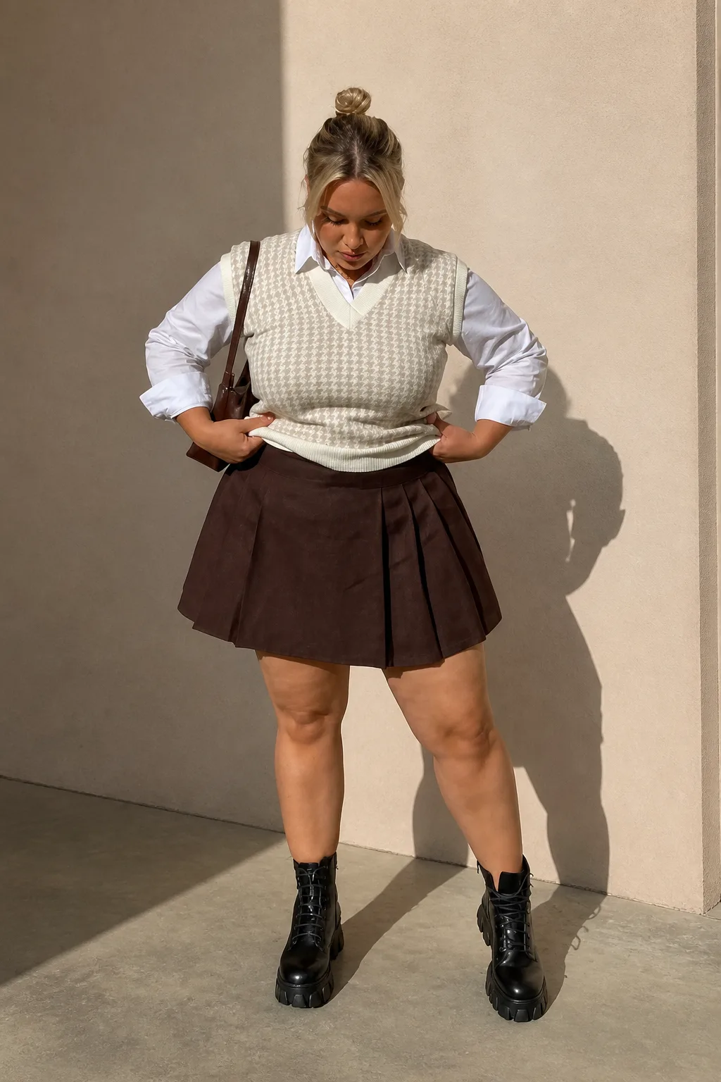 Preppy Chic Meets Edgy Cool