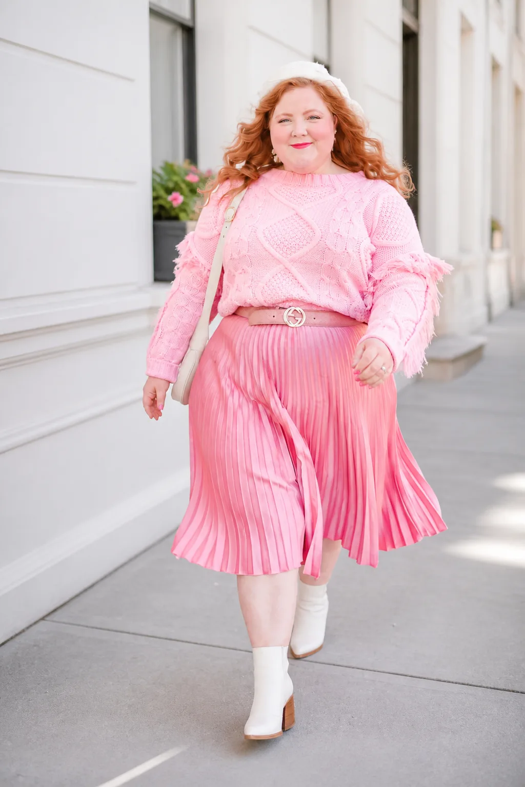 Pretty in Pink Pleated Perfection