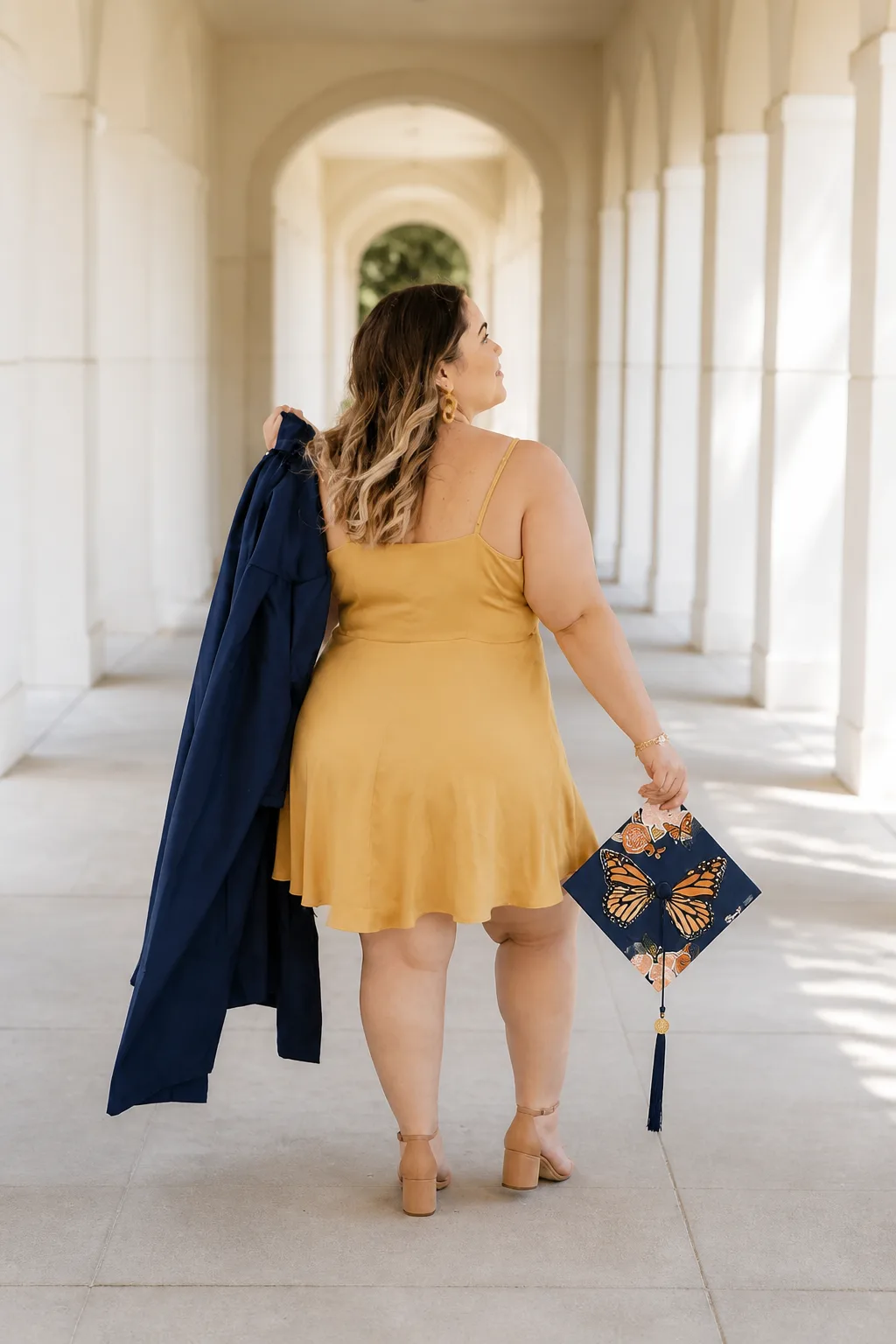 Radiant in Gold Spaghetti Strap Dress